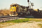 Southbound manifest approaches Tower 87